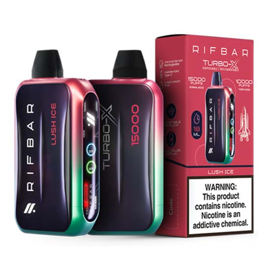 elfbar xnique 15000 turbo Rifbar Turbo-X Disposable Vape Device | Puffs New Product elf bar 10000 Select A Flavour:Drinks Edition Silikon Vape Halter |