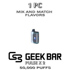 Geek Bar Pulse X 2 Disposable Vape | 50K Puffs - 1 Pack | The Smoke Plug