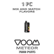 TSPPACK-1PC-VOOM Meteor Puffs Disposable Vape Device-1 Pack
