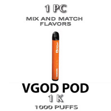 TSPPACK-1PC-VGOD POD 1K Disposable Vape Device - 1 Pack