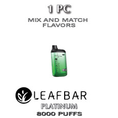 TSPPACK-1PC-Leaf Bar Platinum Disposable Vape Device | 8000 Puffs - 1 Pack