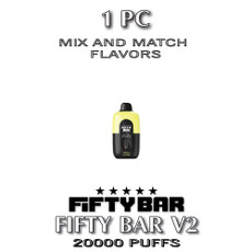 TSPPACK-1PC-Fifty Bar V2 Disposable Vape Device | 20000 Puffs - 1 Pack