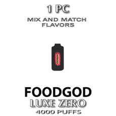 Foodgod ZERO 0% Luxe Disposable Vape Device | 4000 Puffs  – 1PC