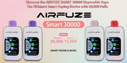 Discover the AIRFUZE SMART 30000 Disposable Vape: The Ultimate Smart Vaping Device with 30,000 Puffs