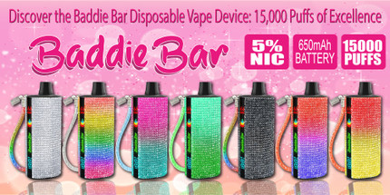 Discover the Baddie Bar Disposable Vape Device: 15,000 Puffs of Excellence