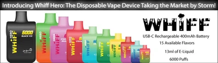 Introducing Whiff Hero: A Disposable Vaping Experience Like No Other