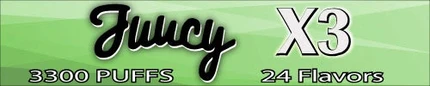 Juucy Model X3 Disposable Vape Flavors and more.