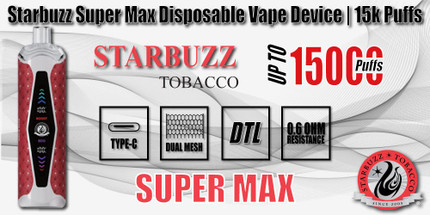 Starbuzz Super Max Disposable Vape Device – Power Meets Performance
