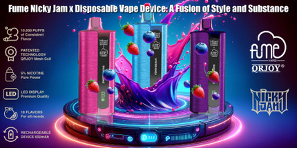 Unveiling the Fume Nicky Jam x Disposable Vape Device