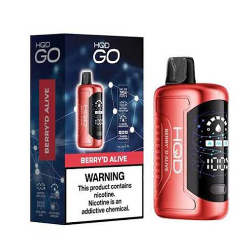Berry-d Alive Flavored HQD GO 35K 3% Nicotine Disposable Vape - 35K Puffs | The Smoke Plug