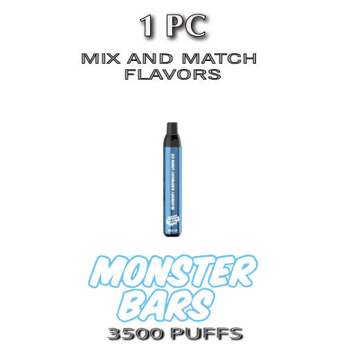 Monster Bars Disposable Vape Device by Jam Monster – 1PC