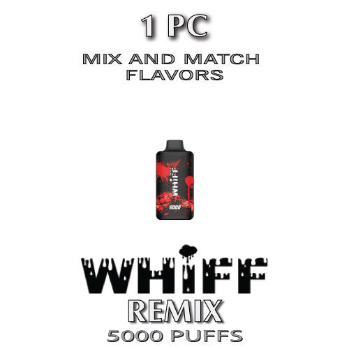 TSPPACK-1PC-Whiff Remix Disposable Vape Device by Scott Storch | 5000 Puffs - 1 Pack
