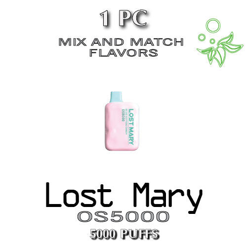 TSPPACK-1PC-Lost Mary OS5000 by EB Design Disposable Vape Device - 1 Pack
