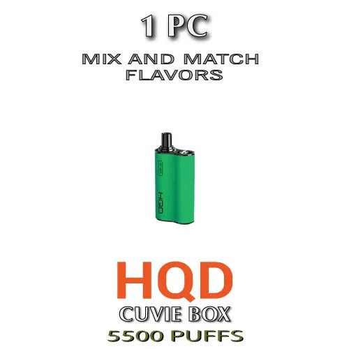 HQD Cuvie BOX Disposable Vape Device – 1PC