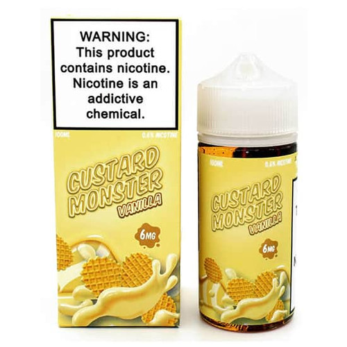 Custard Monster Vanilla Custard 100ml 0Mg E-Liquid | thesmokeplug.com