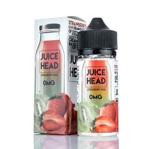 Juice Head Strawberry Kiwi 100ml 0Mg E-Liquid | thesmokeplug.com