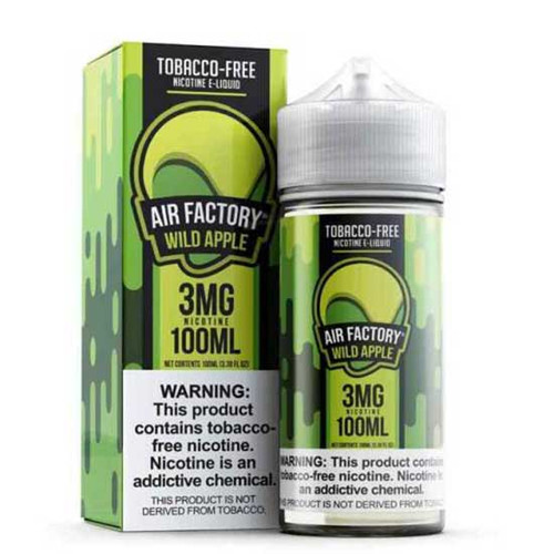 Air Factory Wild Apple 100ml Tobacco Free E-Liquid | thesmokeplug.com