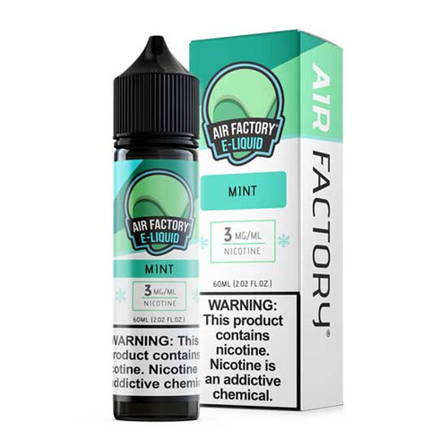 Air Factory Mint 60ml | Freebase E-Liquid | thesmokeplug.com