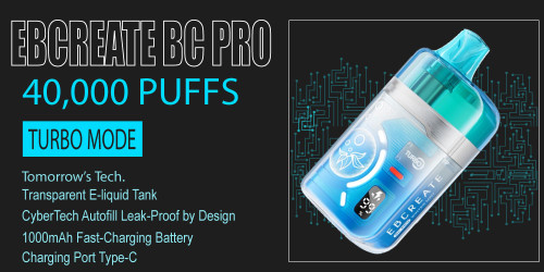 EBCREATE BC Pro 40K: The High-Capacity Disposable Redefining Flavor & Performance in 2025