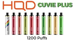 How many HQD CUVIE PLUS Flavors are there ?