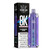 Blueberry Gum Flavored Al Fakher Crown Bar Crystal V2 Disposable Vape - 12K Puffs | The Smoke Plug