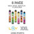TSPPACK-6PK-LOY XXL Disposable Vape Pod - 6 Pack Mix & Match