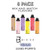 TSPPACK-6PK-BMOR Venus Disposable Vape Pod - 6 Pack Mix & Match