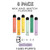 TSPPACK-6PK-BMOR Saturn Disposable Vape Pod - 6 Pack Mix & Match