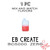 TSPPACK-1PC-EB Create BC5000 0% ZERO Disposable Vape Device - 1 Pack