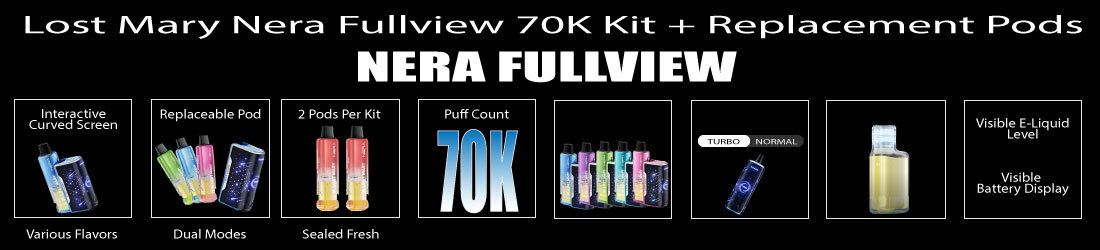 Lost Mary NERA FULLVIEW Disposable Vape