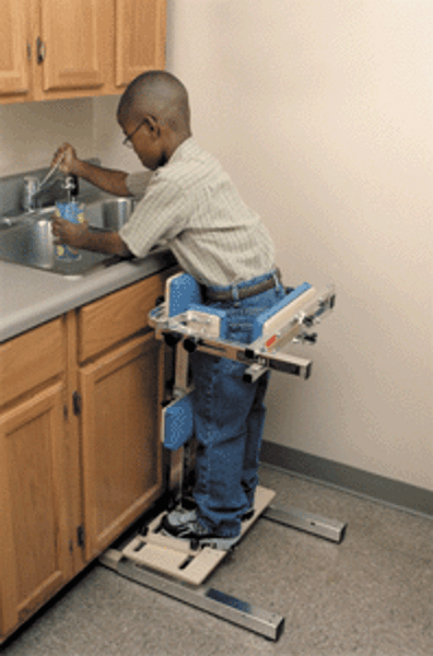 Small Vertical Stander with Casters