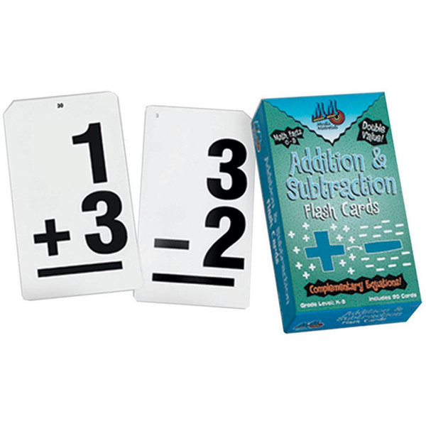 Vertical Flash Cards Addition and Subtraction Set