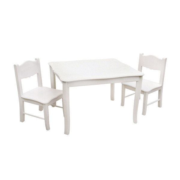 Classic White Table and Chairs