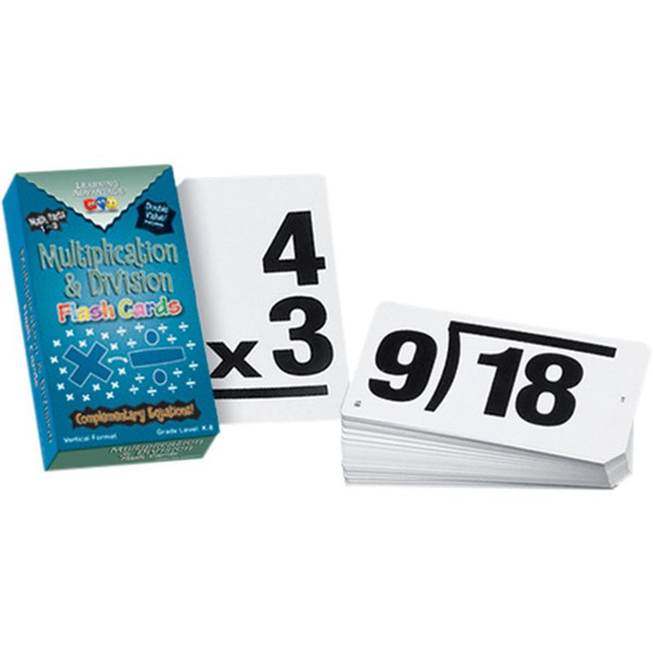 Vertical Flash Cards Multiplication and Division Set