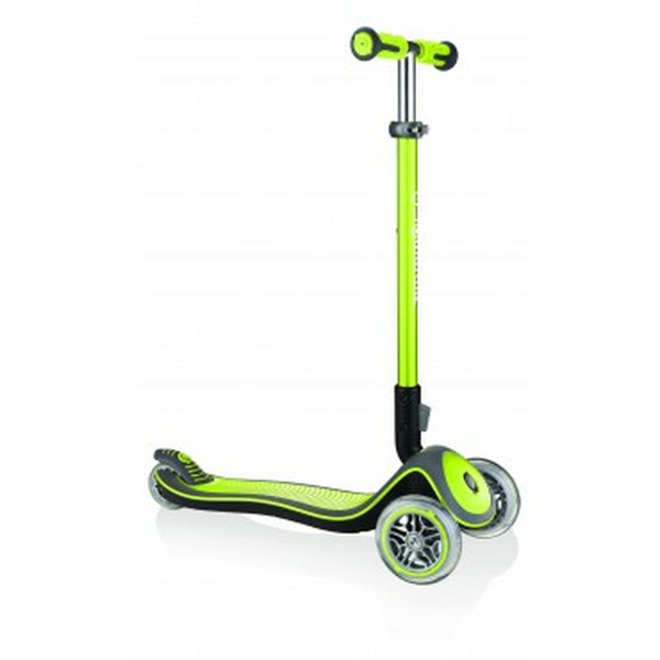 Globber Neon Green Scooter with LED Lights