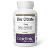 Bioclinic Naturals Zinc Citrate 15 mg 90 Tablets