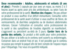 Genestra HMF Intensive 50 Suggested Use (French)