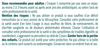 Genestra HMF Immune Probiotic Suggested Use (French)