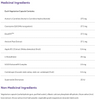 Bioclinic Naturals Mitochondrial Formula Ingredients