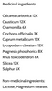 Homeocan Real Relief Leg Cramps Ingredients