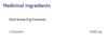 Bioclinic Naturals L-Tyrosine Powder Ingredients
