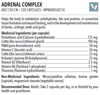 Designs for Health Adrenal Complex 120 Veg Capsules Ingredients &Dose