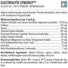 Designs for Health Electrolyte Synergy - Powder 240 Grams Ingredients & Dose