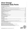 Metagenics Clear Change Daily Essentials - Ingredients Metagenics Clear Change Daily Essentials - Ingredients