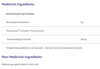 Bioclinic Naturals L Glutamine with Theracurmin Powder Ingredients