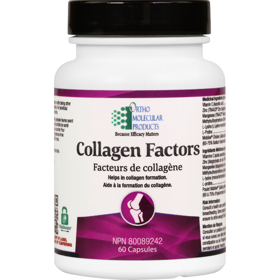 Ortho Molecular Products Collagen Factors 60 Capsules Collagen Factors