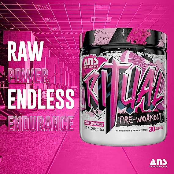 ANS Performance Ritual Pre Workout Pink Lemonade 360g
