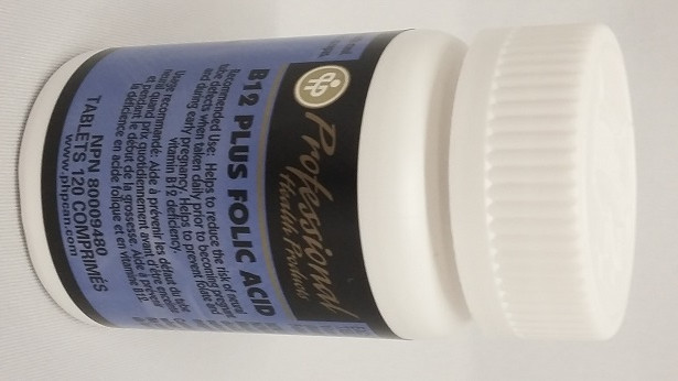 B12 Plus Folic Acid By Professional Health Products