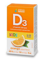 Platinum Naturals Kids Vitamin D3 Liquid Drops 15 ml (New Look)