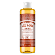 Dr Bronner's Eucalyptus Pure Castile Liquid Soap 16 Oz